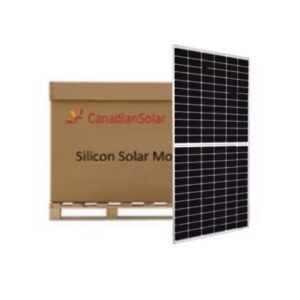pallet of 33 canadian solar bi facial cs3w 440w solar panels