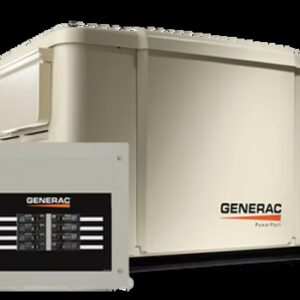 generac 7.5 kw air cooled standby generator steel enclosure 8 circuit